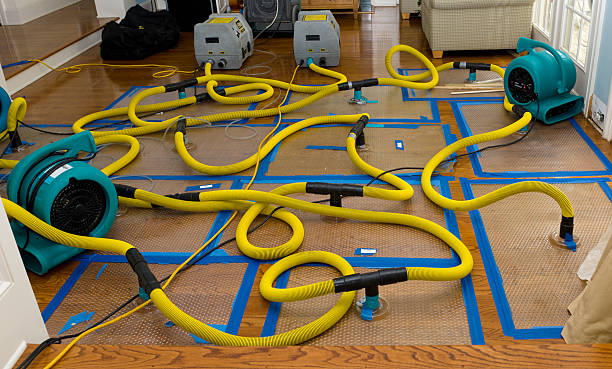 Professional Crawl Space Water Removal technician working in Hartford, WI
